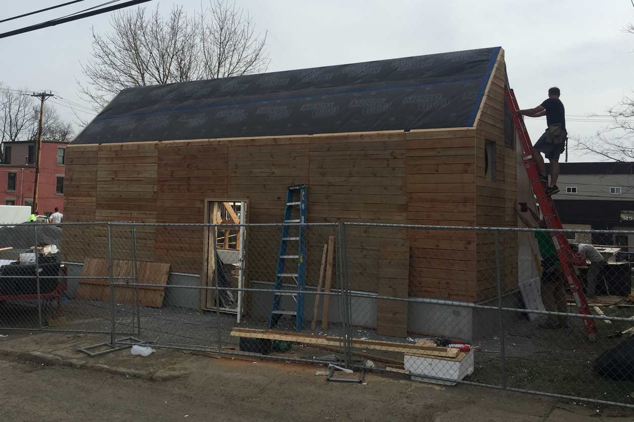 Southern facing construction - Off Grid Solar Powered Greenhouse in Homewood